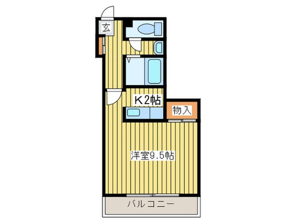 ビバリ－ヒルズの物件間取画像